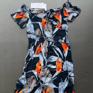 birds of paradise dress